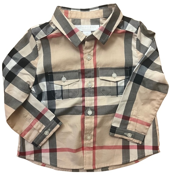 Burberry Other - Burberry Boys Check Cotton Shirt - Age 9 months - BNWT